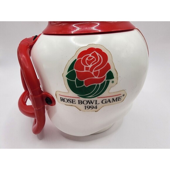 VTG Wisconsin Badgers 1994 Rose Bowl Football Helmet Plastic Mug Coozie 5" NCAA - Picture 7 of 9